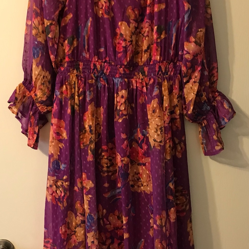 Floral Purple Women’s Dress